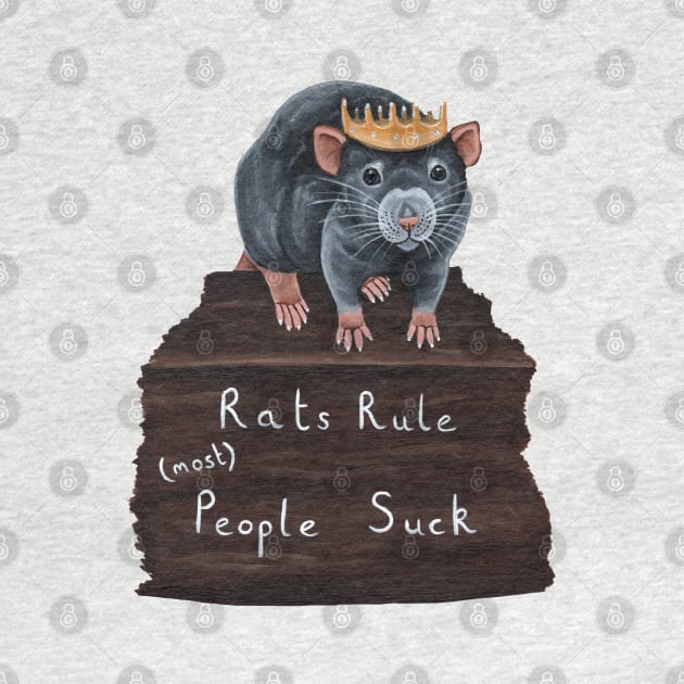 Rats Rule (Most) People Suck by WolfySilver